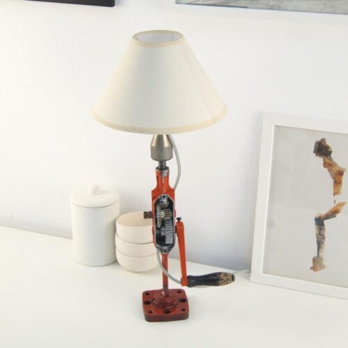 Industrial style table lamp