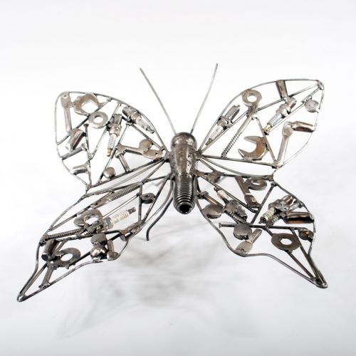 wall metal sculpture butterfly