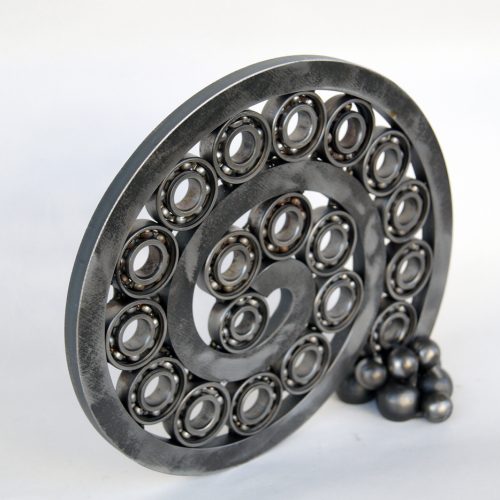 Ball bearing art sculpture